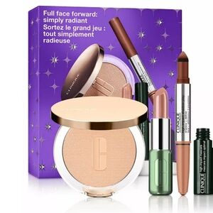 Clinique Full Face Forward Set - Cream and Purple